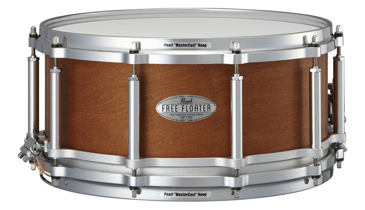Pearl Maple/ Mahogany Free Floater Snare - 14